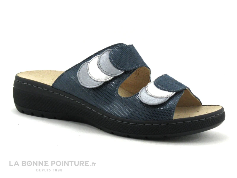 Semelflex GRAZIELLA Jeans - Mule Velcro Femme 1 Semelflex GRAZIELLA Jeans - Mule Velcro Femme