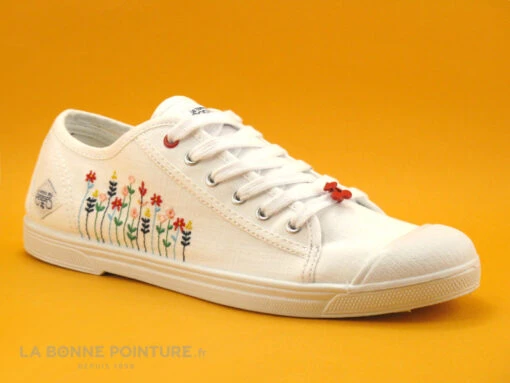 Le Temps Des Cerises Basic 02 FLOWERY - Basket Toile Fleurs