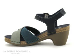Jungla 7459 - Forest Jade - Nu-pieds Femme Cuir Bleu Et Vert - Petit Talon -Célèbre Chaussures Magasin cd24607c73b9e66c561f35ea11d5d5ef img 8216.jpg 169657