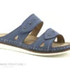 Morans BRIEC Bleu - Mule Femme Reglable Avec Velcro
