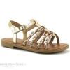 Tropeziennes BAIA Or Multi 42318 - Sandale Doree Fille