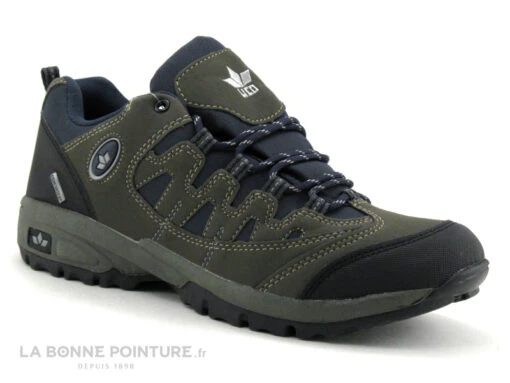 Lico 210097 Steppe Low - Marine Gris Noir - Chaussure De Marche Homme
