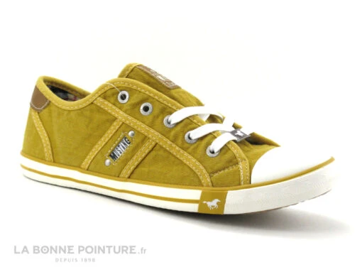Mustang 1099 302 660 Ockergelb - Basket Femme Jaune Ocre