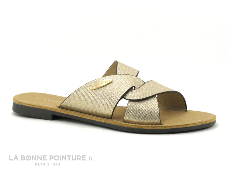 Dees Shoes MERCADO Or - Mule Plate Doree 1 Dees Shoes MERCADO Or - Mule Plate Doree