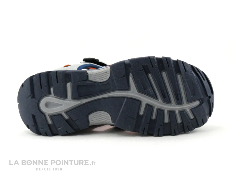 Wipop LICKEY Gris Bleu Orange - Sandale Sport GARCON 5 Wipop LICKEY Gris Bleu Orange - Sandale Sport GARCON – Image 5