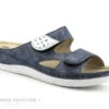 Morans 26154 METHINE Marine - Mule Confort Femme 2 Velcros