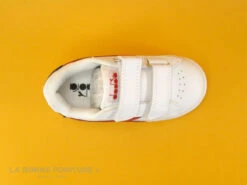 Diadora GAME P PS White Aurora Red - Basket Bleu Blanc Rouge - 2 Velcros -Célèbre Chaussures Magasin cd24607c73b9e66c561f35ea11d5d5ef img 9291.jpg 170714