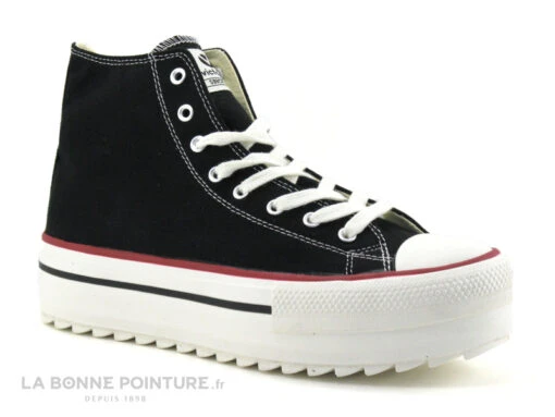 Victoria 1061121 Noir - Basket Montante Plateforme Femme
