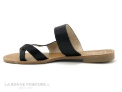 LPB ASHA Noir Metal - Tong Plate Femme -Célèbre Chaussures Magasin cd24607c73b9e66c561f35ea11d5d5ef img 9636.jpg 159480