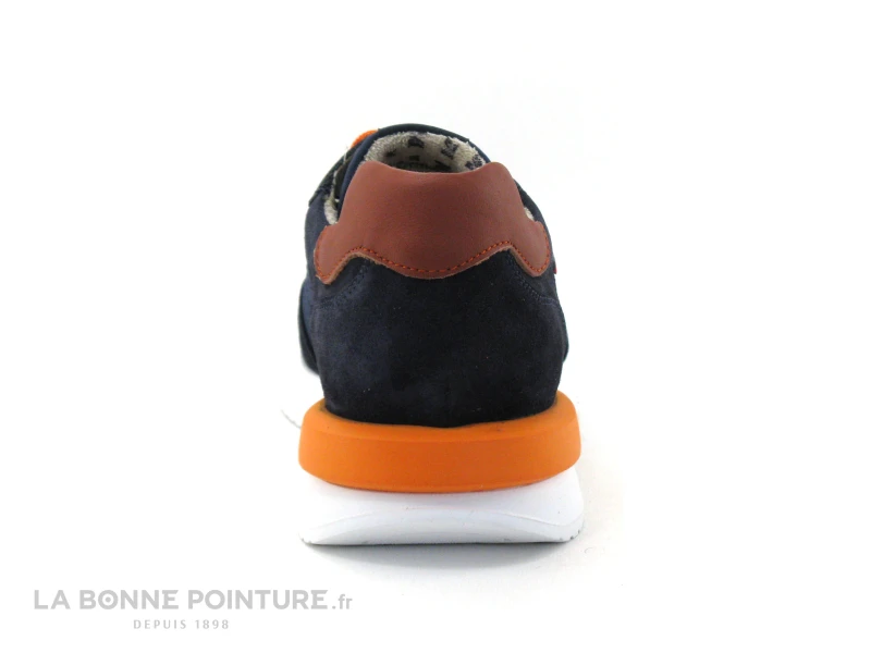Callaghan 51100 Luxe - Bleu Marine - Orange - Basket Homme 4 Callaghan 51100 Luxe - Bleu Marine - Orange - Basket Homme – Image 4