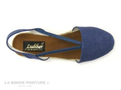 Ludiher 365 Marino - Espadrille Talon Compense - Toile Bleue -Célèbre Chaussures Magasin cd24607c73b9e66c561f35ea11d5d5ef img 9777.jpg 171219