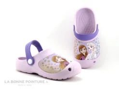 Reine Des Neiges - FZ010890 - Sabot Rose Et Violet Fille