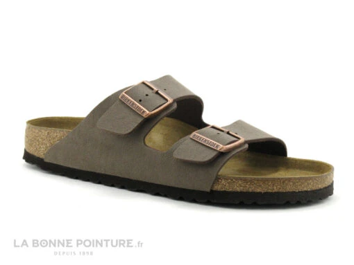 Birkenstock ARIZONA Birko Flor Nubuck Mocca - BK151183 - Mule H